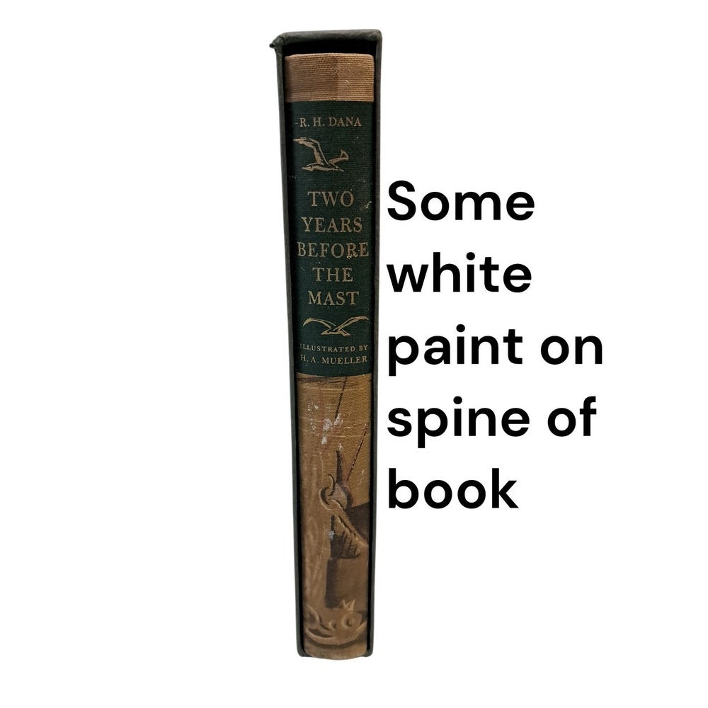 Two Years Before The Mast, Dana, 1947 Heritage Press, Hardcover in Slipcase‎